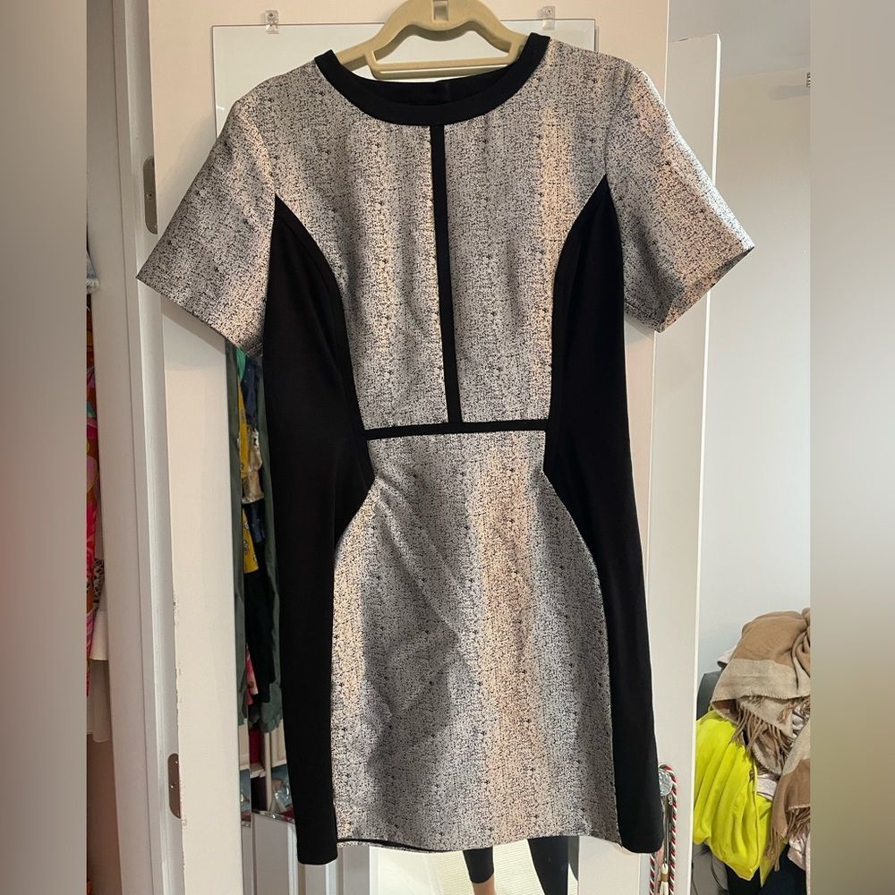 Asos silver & black dress